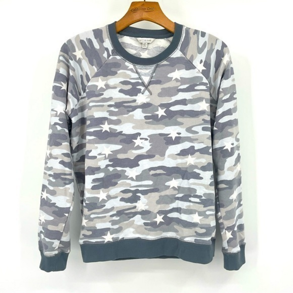 Lucky Brand‎ Camouflage and Stars Sweatshirt Size Small C16